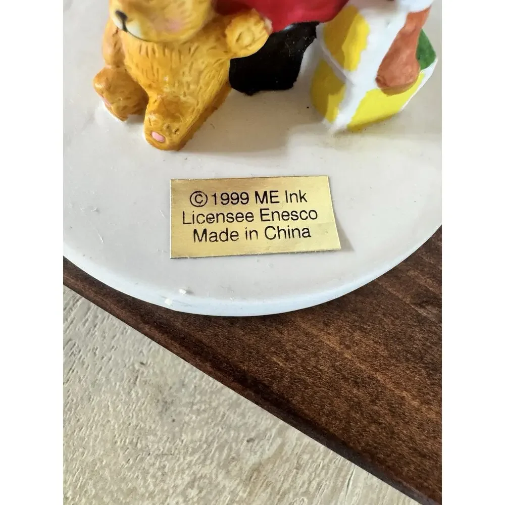 Vintage Mary Engelbreit “Believe” Santa Cookie Stamp Press Enesco 1999 Y2K ME